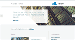 Desktop Screenshot of capitaltrends.com